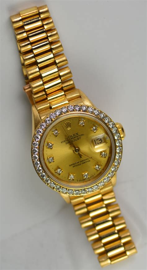 7000 dollar rolex gold|rolex gold diamond watch.